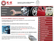 Tablet Screenshot of kkautodrinov.cz